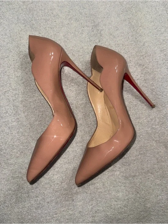 Christian Louboutin Hot Chick 100mm Pumps in Blush, Size 39/US 9 - Picture 6 of 11